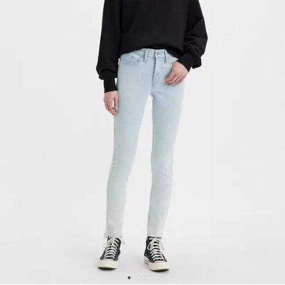 Levi's 311 Shaping Skinny Women's Pale Blue Jeans - Picture 1 of 13